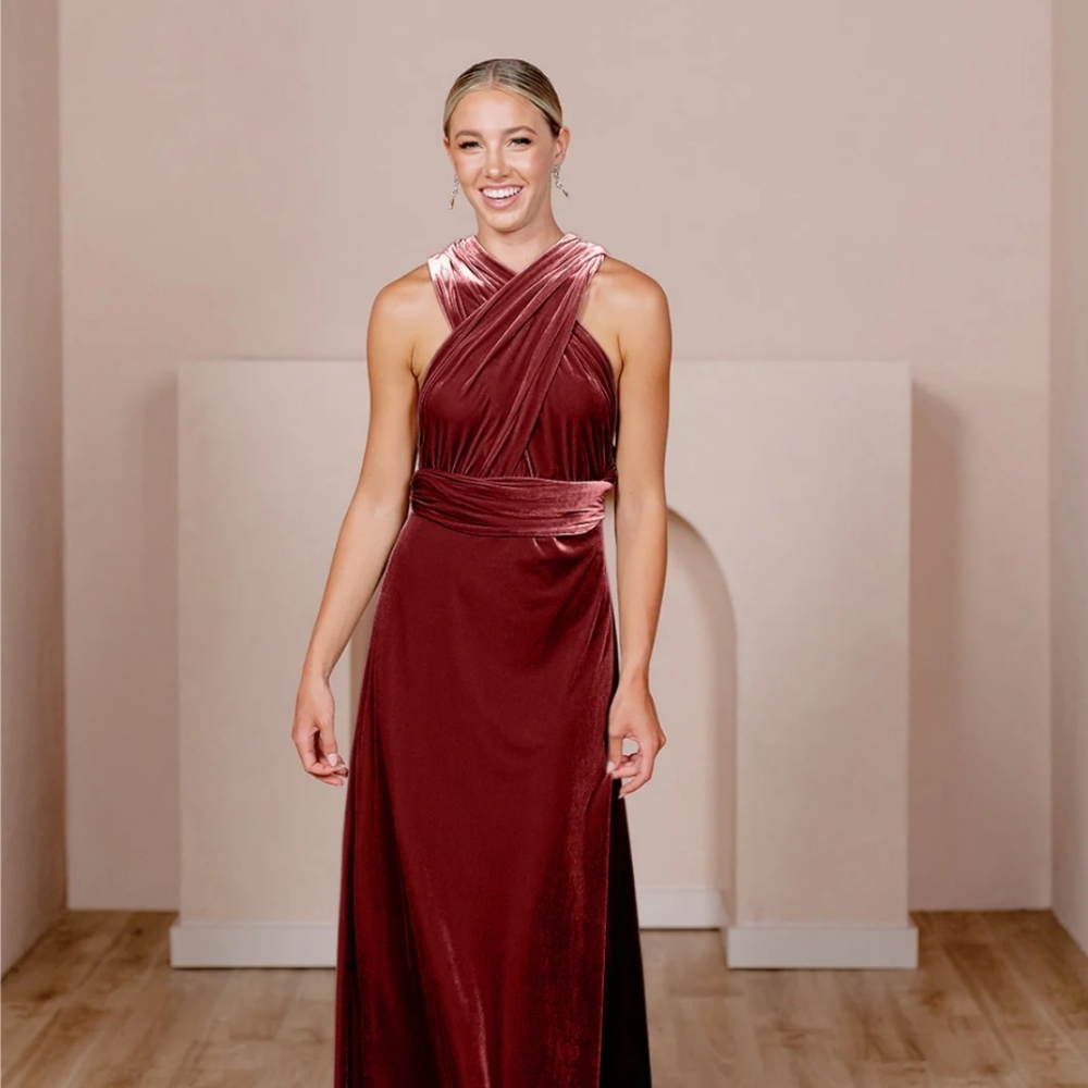 Revelry Micah Convertible Velvet Dress